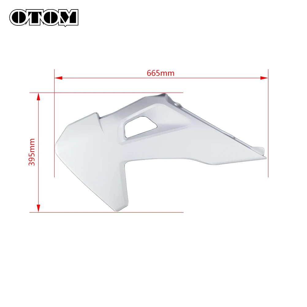 OTOM 2019-2023 Motorcycle Fuel Tank Guard Radiator Shrouds Fairing Cover Right Side Panels Protector For HUSQVARNA FC TC FE TE