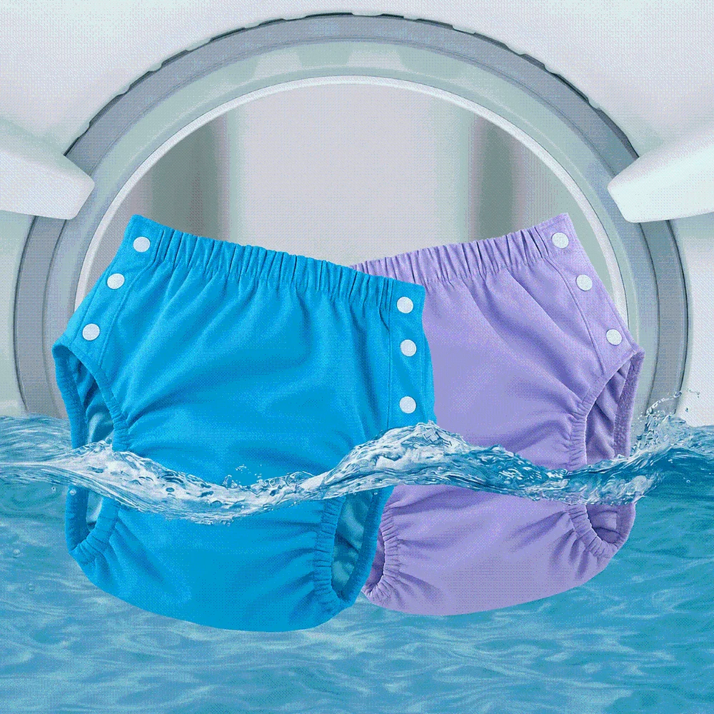 Cotton Adult Diaper Pants Elastic Skin-Friendly Washable Diaper Soft Breathable Incontinence Underwear Elderly Care