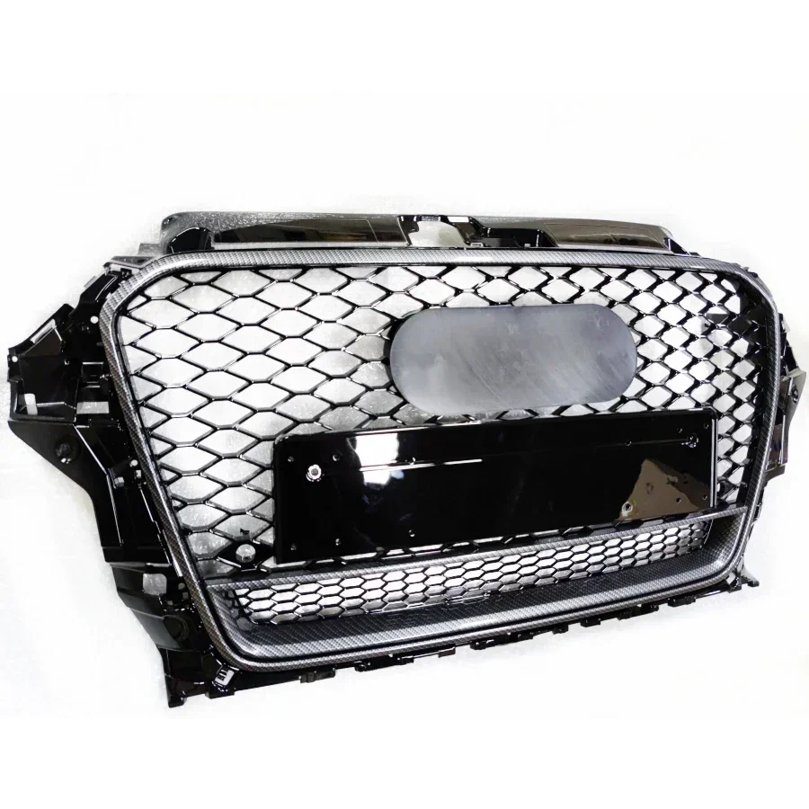 Racing Grills Grille Motorkap Auto Voorbumper Grill Centrum Grille Voor Rs3 Grill Voor Audi A3/S3 8V 2014-2016 Met Acc Cut