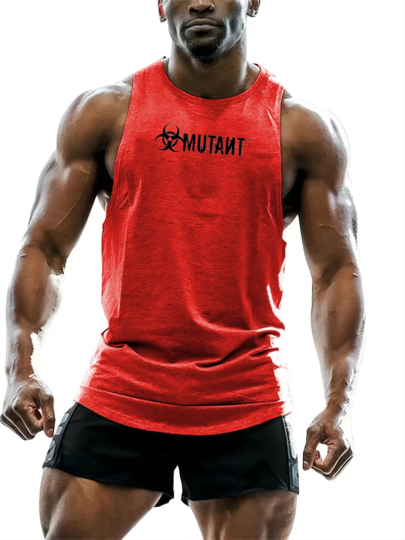 

Fashion Mutants Graphic Gym Tank Top For Men Summer Trend Sleeveless 3D Printed Fitness Vest Casual Oversized Quick Dry Tops
