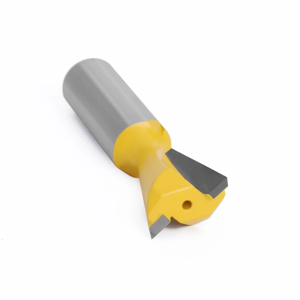 Yellow 1/2 Dovetail knife-edge Xunax Carbide Wood Milling Cutter Honeycomb Mortise And Mortise Knife