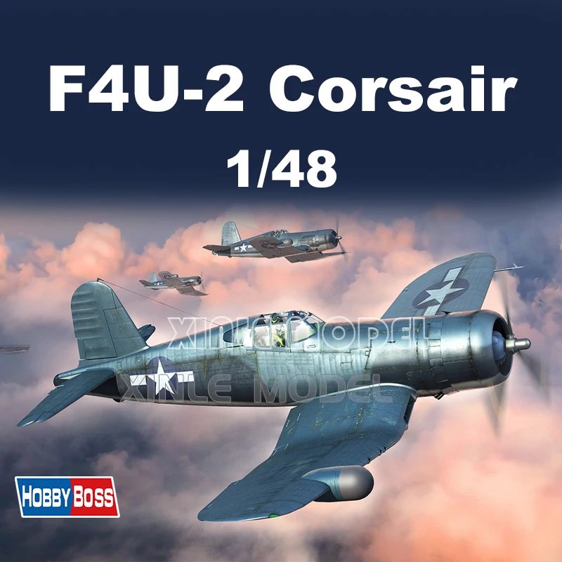 

Комплект пластиковой собранной модели самолета Trumpeter 80385 F4U-2 Corsair 1/48