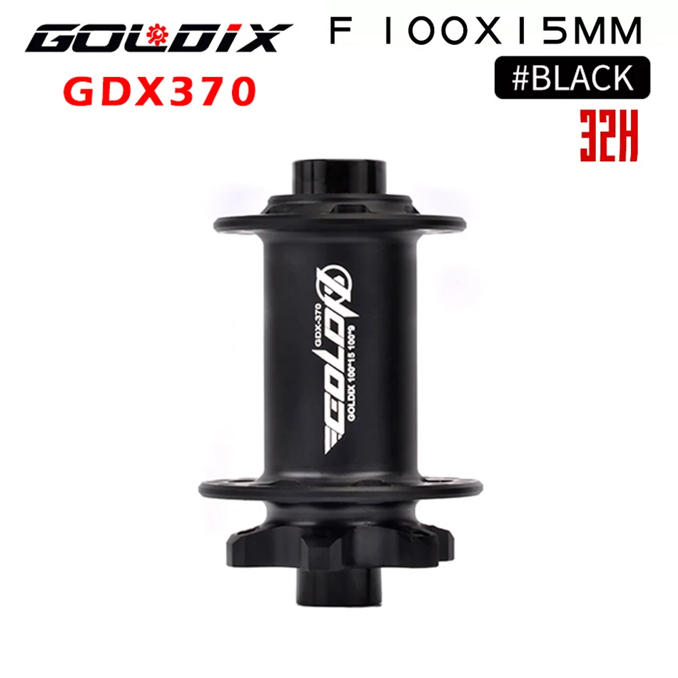 GOLDIX GDX370 Nabe Ratsche 36T HG XD MS Scheibenkarte Bremse Mountainbike Nabenlager Fahrradnaben 32 Löcher Schwarz 8/9/10/11/12 Geschwindigkeit