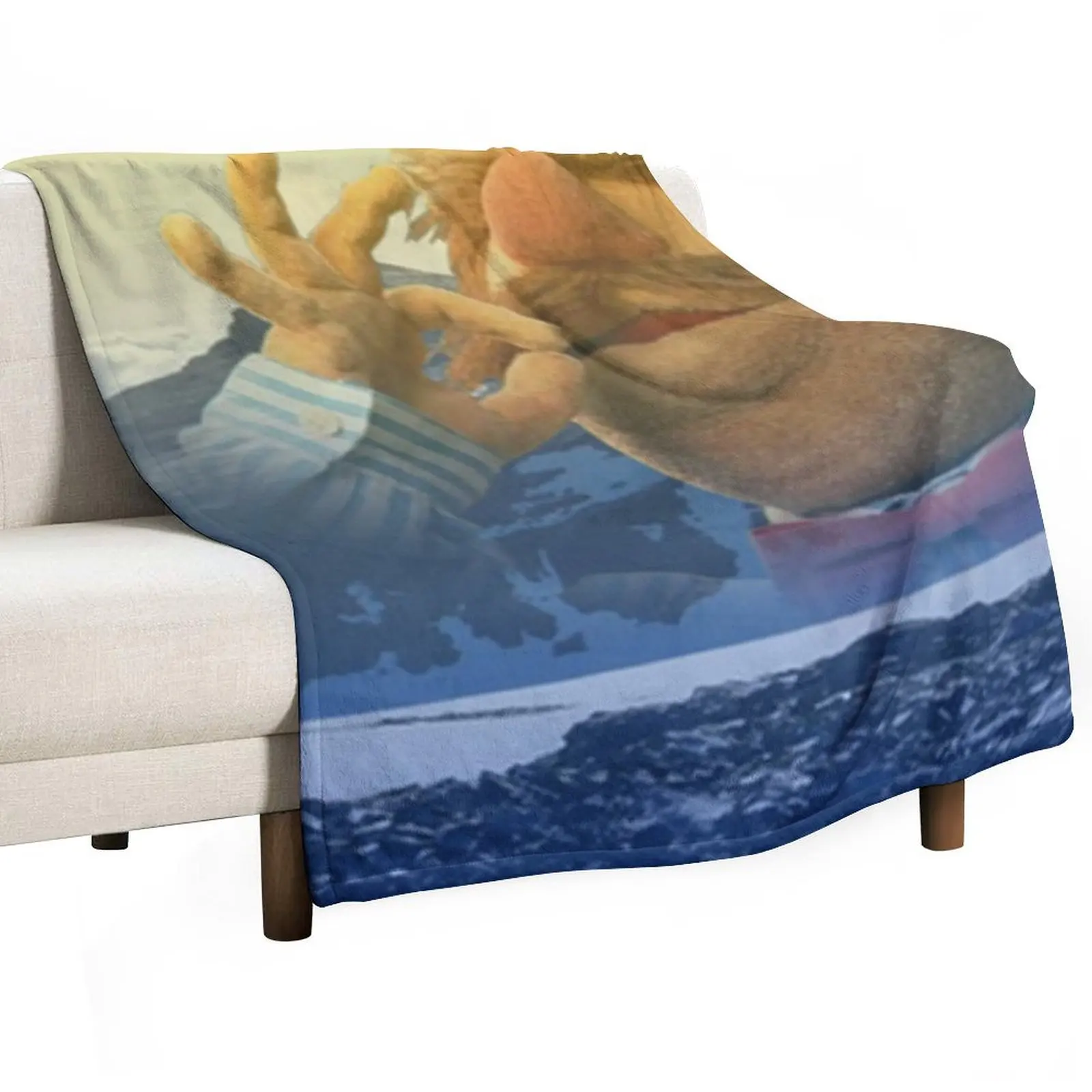 Swedish Chef Amongst the Foothills Throw Blanket blankets and throws Blankets Sofas Of Decoration Blankets