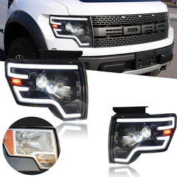 Faro per Ford Raptor F150 fari a LED 2008-2014 lampada frontale Car Styling DRL segnale proiettore obiettivo accessori Auto anteriore