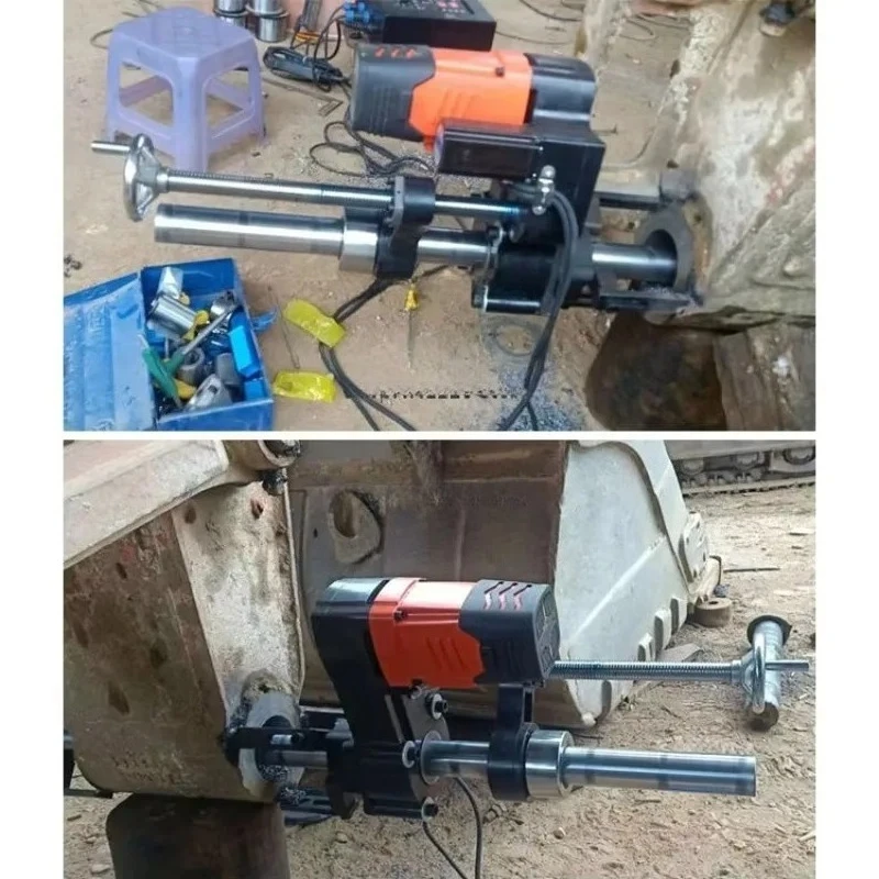 

Передвижной расточной станок для цилиндров, портативный расточной станок для обслуживания экскаваторов, расточное оборудование для строительства