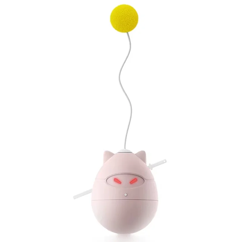 

AT19-Funny Cat Toy Tumbler Toys Interactive Cat Teaser Toy Pet Toys With Rotating And Stumble Smart Companion Toy For Cats