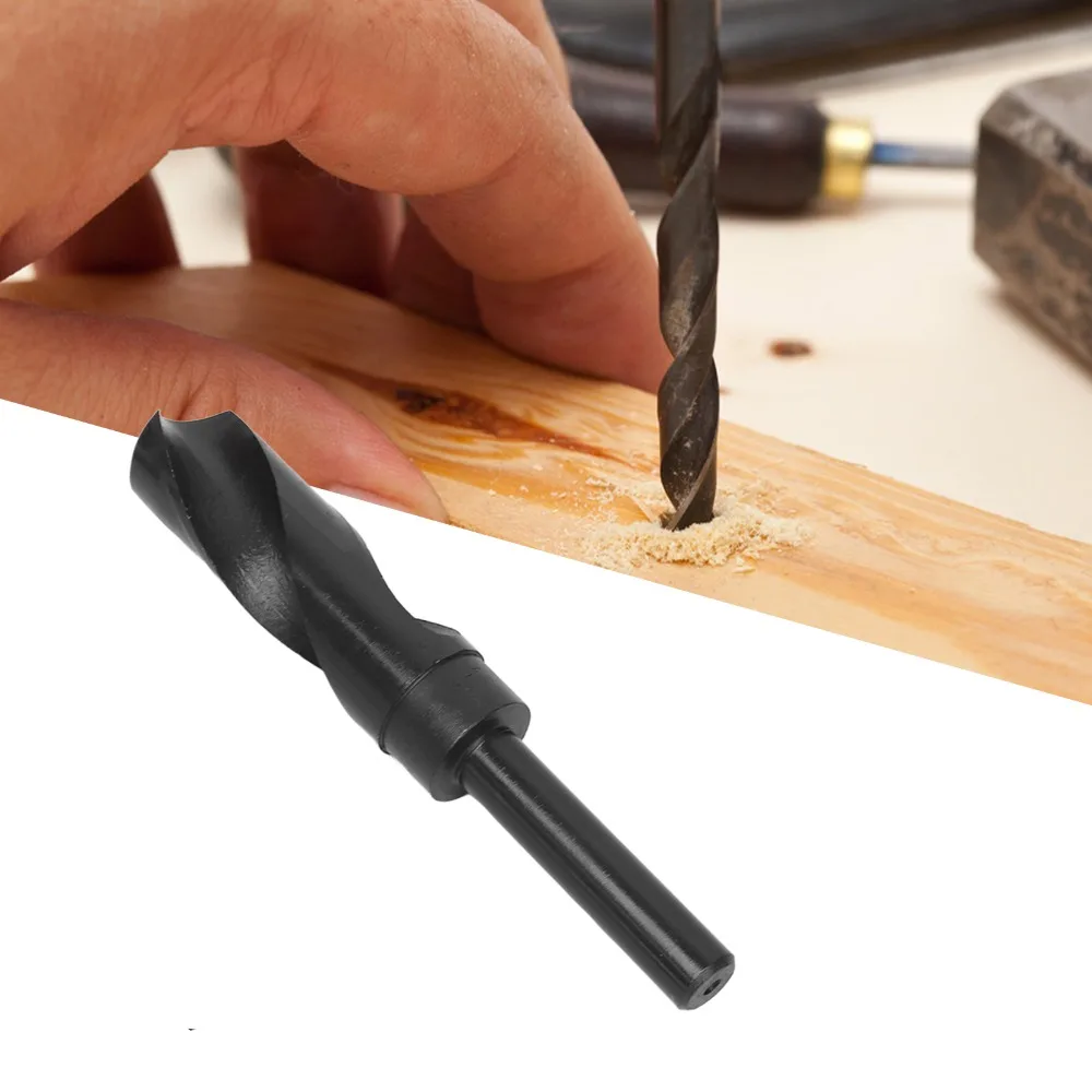 

High Hardness Drill Bit Stable Performance 118° Cutting Angle 4341 High Speed Steel Drill Bit Nitriding Black Reduced Shank