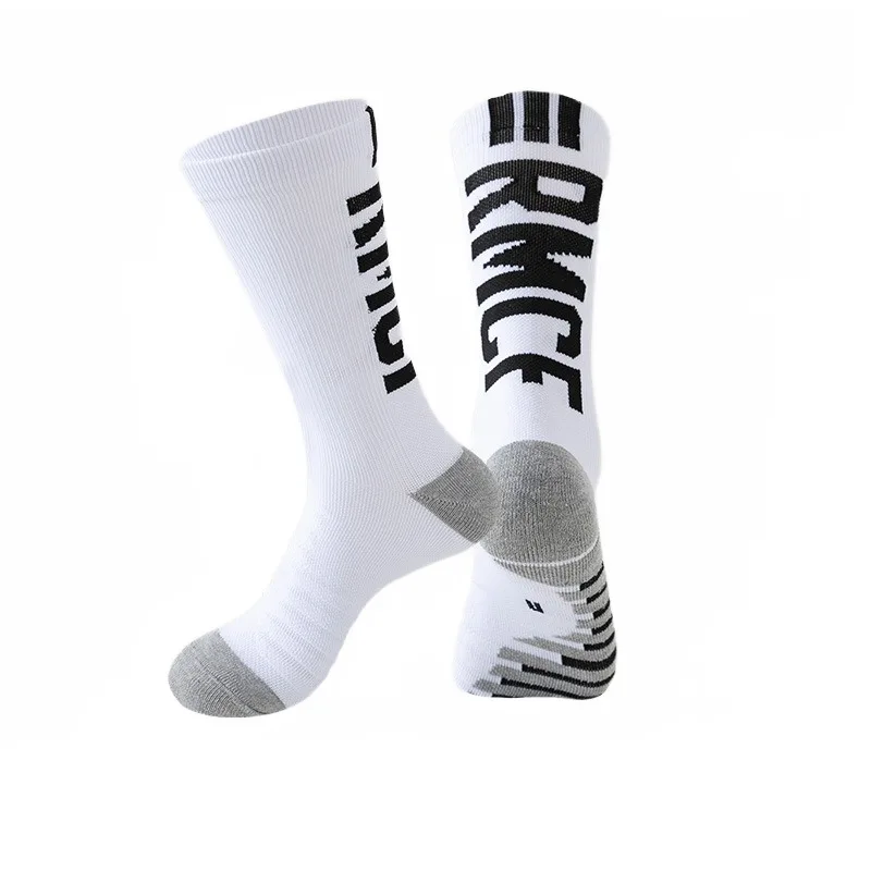 جوارب كرة قدم قصيرة احترافية بحجم النجمة للرجال، جوارب رياضية متوسطة الأنبوب مضادة للانزلاق مريحة وامتصاص العرق