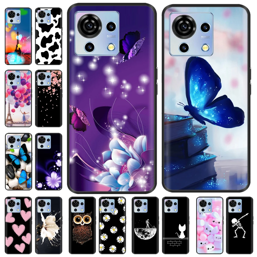 Para zte blade v50 vita caso macio preto silicone caso para zte blade v50 vita capa coque fundas para zte v50 vita caso de telefone pára-choques