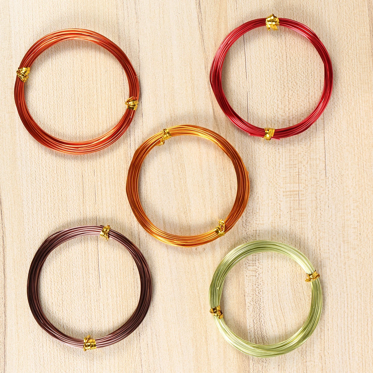 

10 Pcs Colorful Aluminum Wire Durable Rustproof Craft Sculpting DIY Jewelry Making Gardening Supplies Beading Accessories
