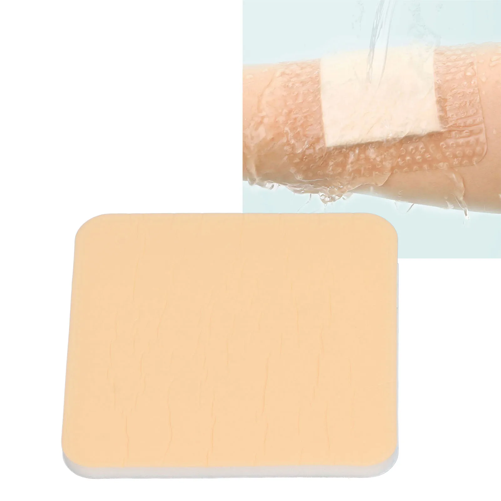 Medicazione in schiuma medicazione in schiuma Non bordata Non adesiva 10x10cm medicazione impermeabile altamente assorbente per la cura delle ferite medicazione per ferite