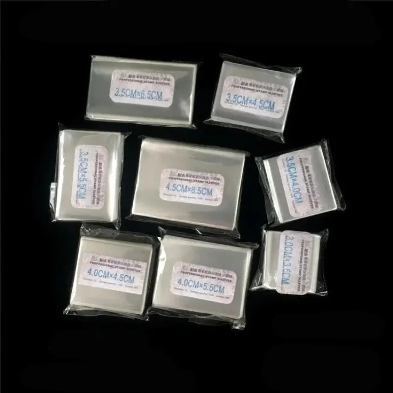 Sleeves Holder Collection Protection OPP Bag Stamp Bag Stamp Holder 8 Different Sizes Small Stamp Commonly Used Classic