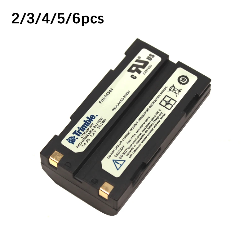 2Pcs 3Pcs 4Pcs 5Pcs 6Pcs Li-Ion Battery 54344 For Trimble DINI03 Electronic Level R4 R8 Rtk Gps Receive