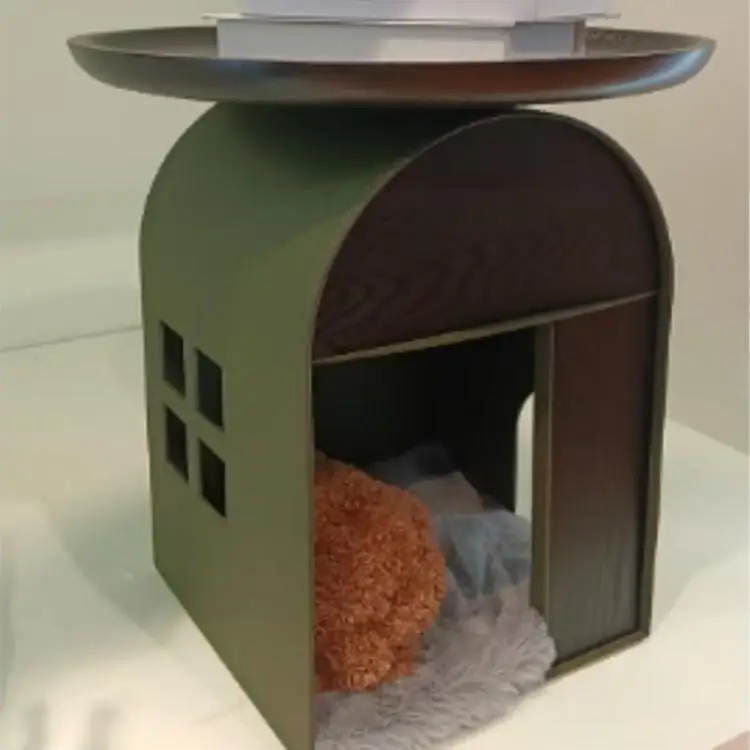 Small apartment sofa corner, simple mini coffee table bedside table