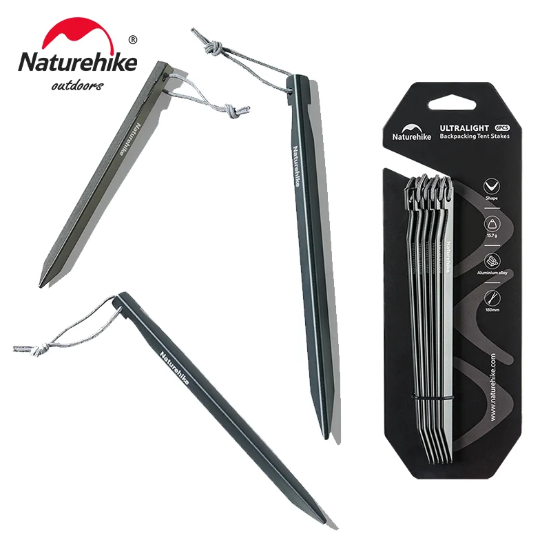 Naturehike Estaca de Tenda Alumínio Ultraleve