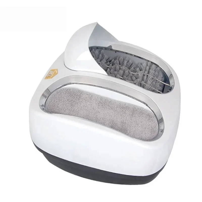 Intelligent Shoe Sole Cleaning Machine Automatic Shoe Cleaner Access Entry Shoe Washer Disinfectant Addable Shoe Brushing Equipm