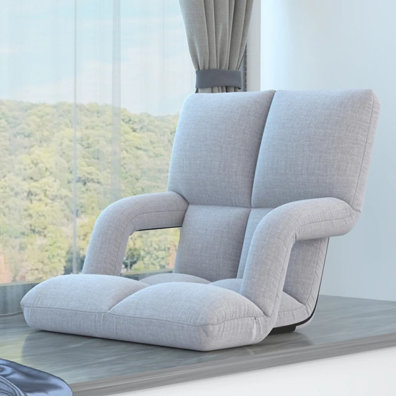 Folding chair, footless small sofa, dorm bed backrest, chair with armrest