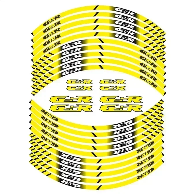 Per SUZUKI GSR 125 250 600 750 tutte le parti del motociclo Contour Wheel Decoration decalcomania Sticker - A