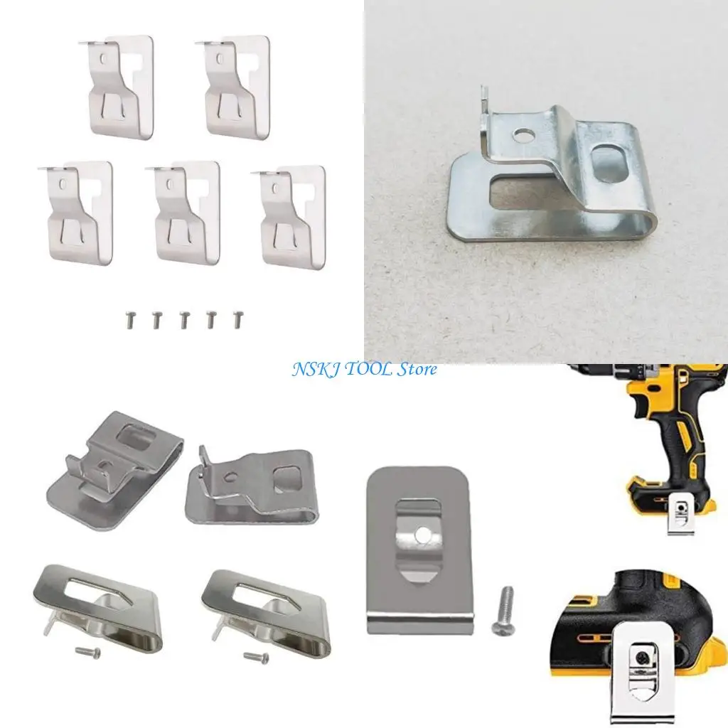 L8RC Drill Holder Hook Belt Clip Hook for Convenience and Efficiency for DCD740C1 DCD780C2-B2 DCD785C2-B2 DCD785C2 DCD780C2