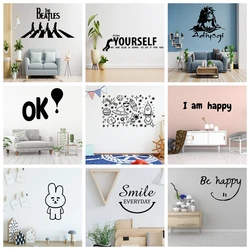 1 pc diy Fashion quotes Nursery Wall Stickers Vinyl Art Decals For Home Decor Living Room Bedroom Wall Decal Home Decor