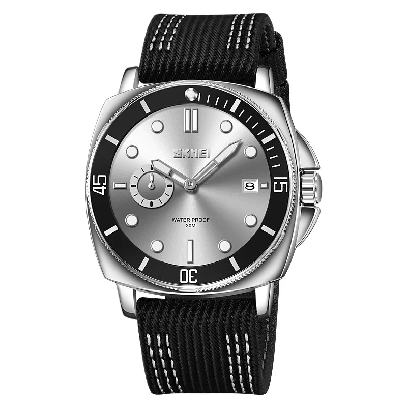 Reloj de cuarzo con calendario único luminoso resistente al agua para hombre Reloj de pulsera Kemier Sport Business Fashion con luz nocturna