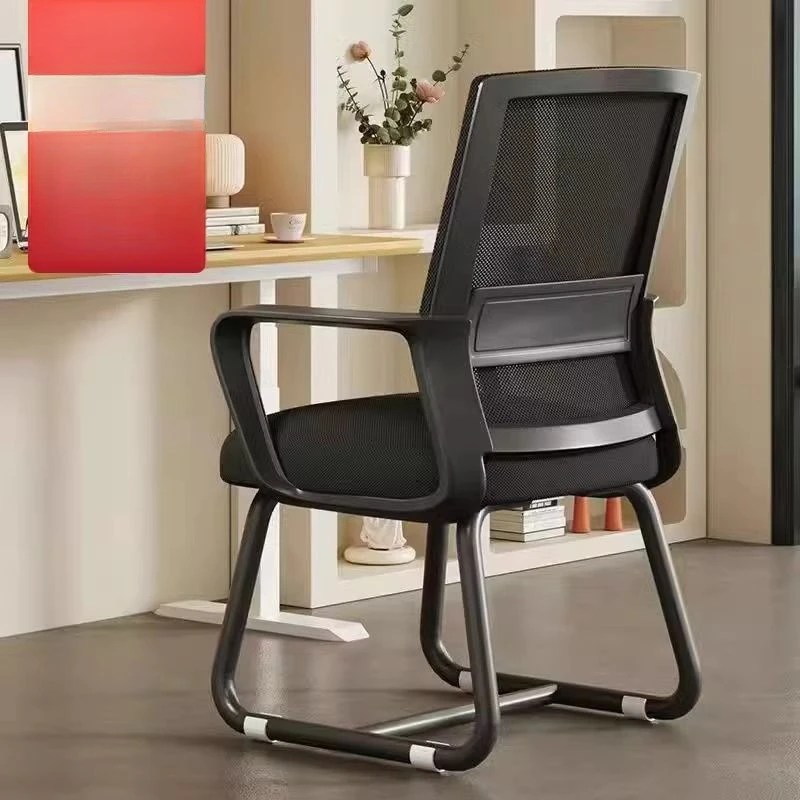 كرسي كمبيوتر مريح مريح من القماش الشبكي كرسي مكتب قابل للتعديل للدراسة المنزلية مسند ظهر سيلا ألعاب أثاث المكاتب