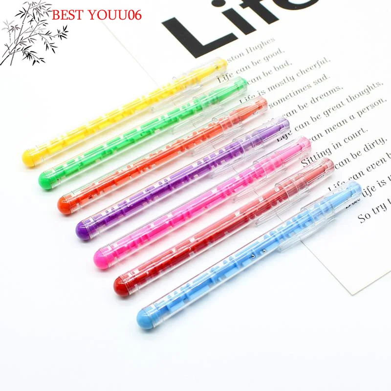 (YOUU06)2Pcs Fun Puzzle Game Pen Maze Ballpoint Pen Creative Stationery Stress Relief Writing Tool Unique Gift