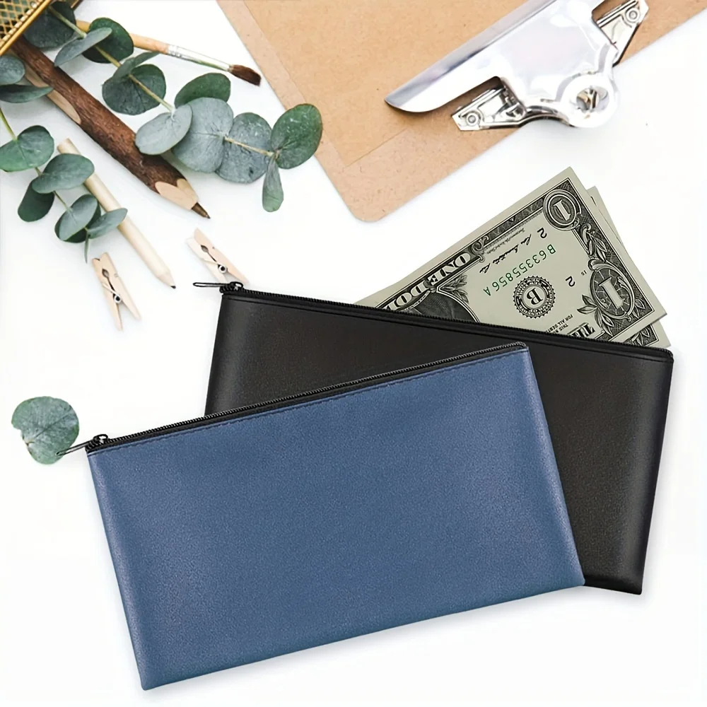 1pcs Zipper Purse Is Used to Hold Cash Wallet, Coins, Cosmetics Bills, Check Wallets, Receipt Clips
