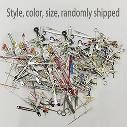 100pcs Watch accessories Watch hands Randomly ship mixed pointer sizes and styles diy steampunk butterfly insect accessories