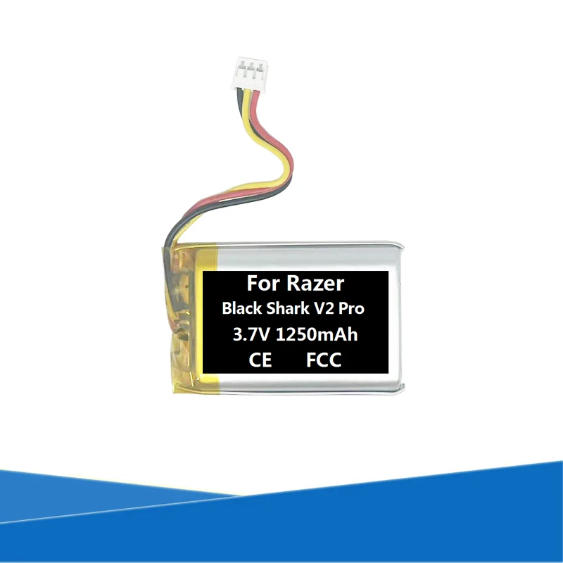 

1250mAh PL503450 Battery For Razer Black Shark V2 Pro Blackshark V2Pro Gaming Headset Headphone