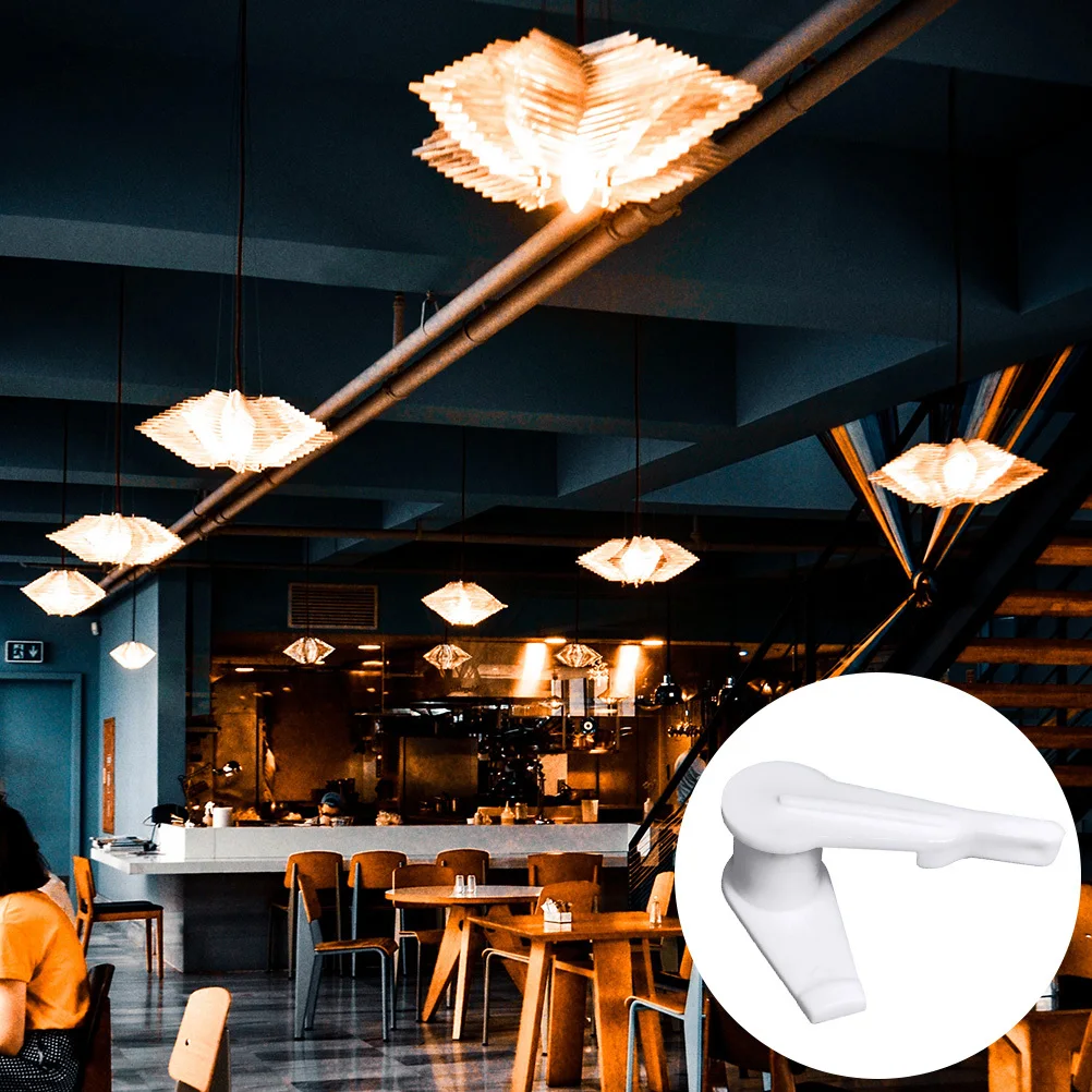 

100pcs Pp Ceiling Light Clips Rotatable Lampshade Fixing Clips Durable Lightweight Lampshade Clamps Tools For Lighting