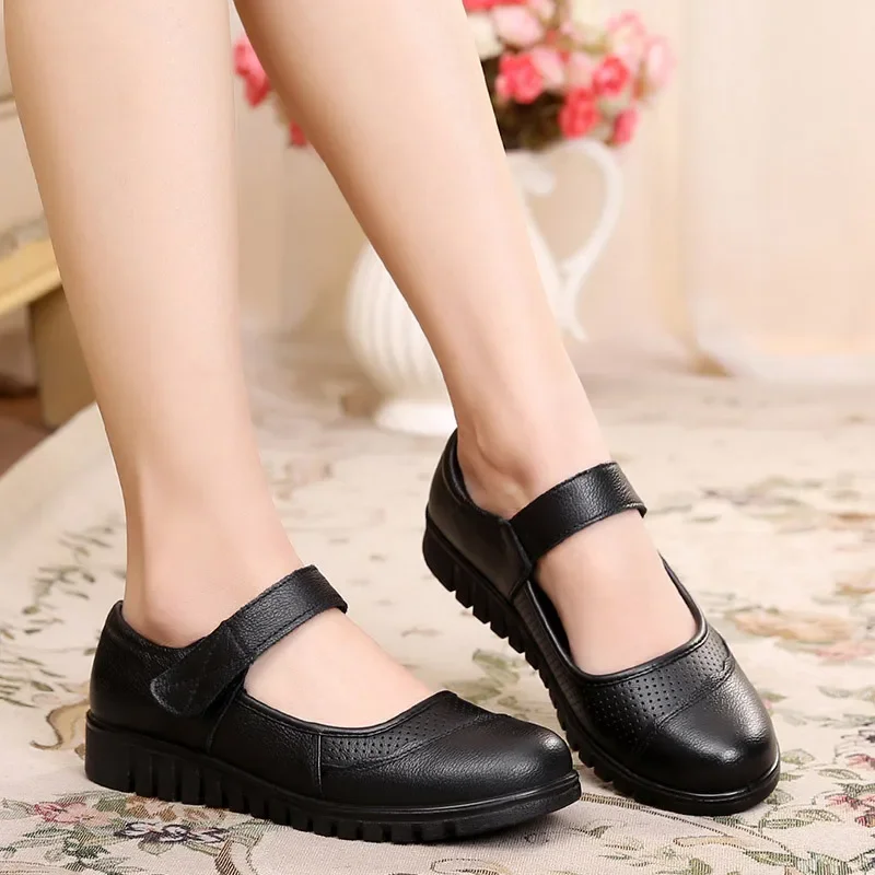 BEYARNE Appartamenti Mocassini Slip on Mocassini Genuino Scarpe di Cuoio di Balletto di Modo Casual Delle Signore Scarpe Scarpe Morbide Scarpe Da