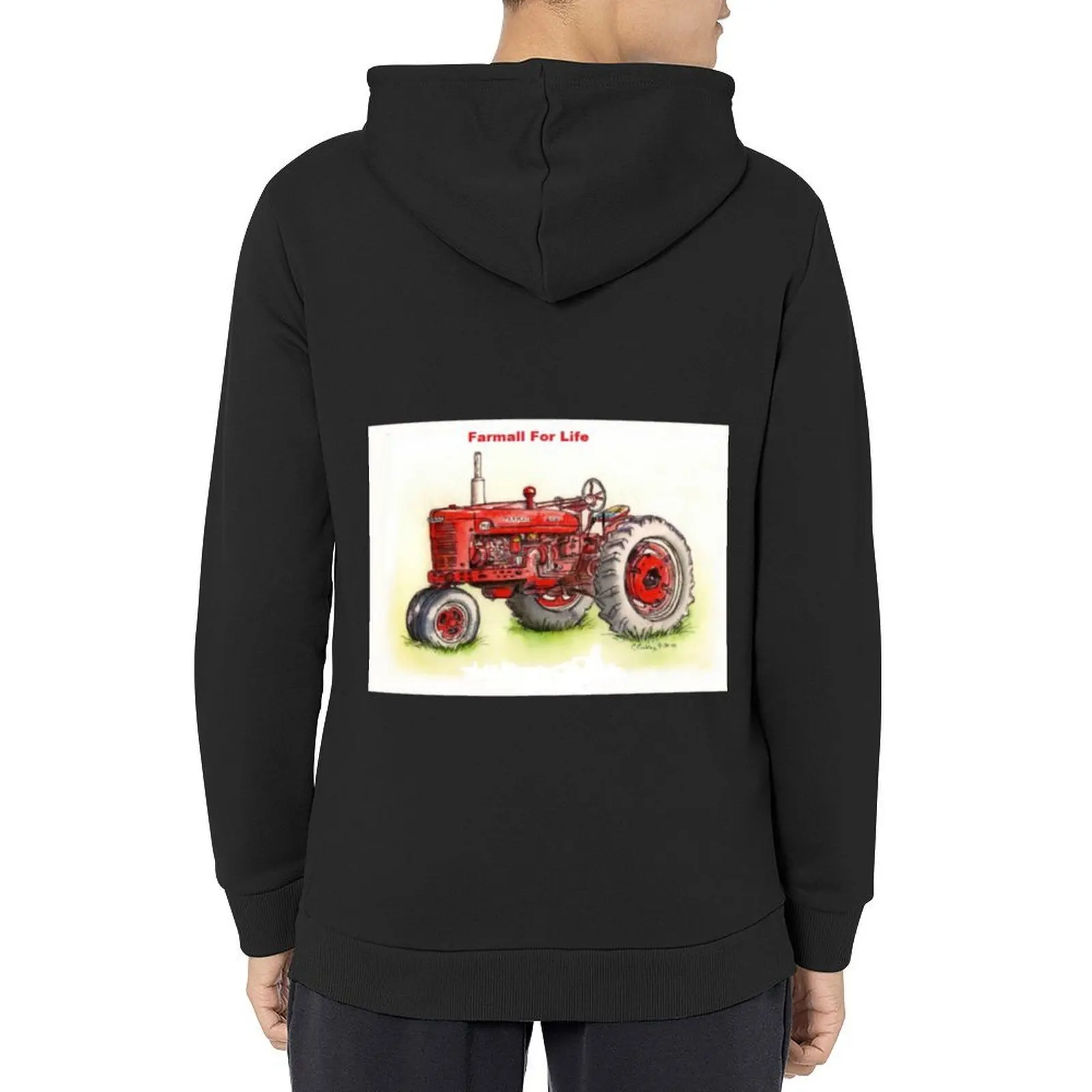 

Farmall-For-Life Hoodie winter clothes graphic t shirts men korean style clothes men's coat big size hoodie
