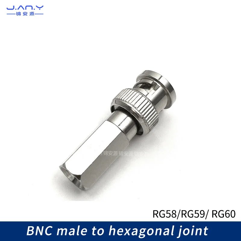 

BNC revolution hexagon adapter Q9 head to hexagon internal thread-3/4/5 video head f head conversion welding free RG58/59/60