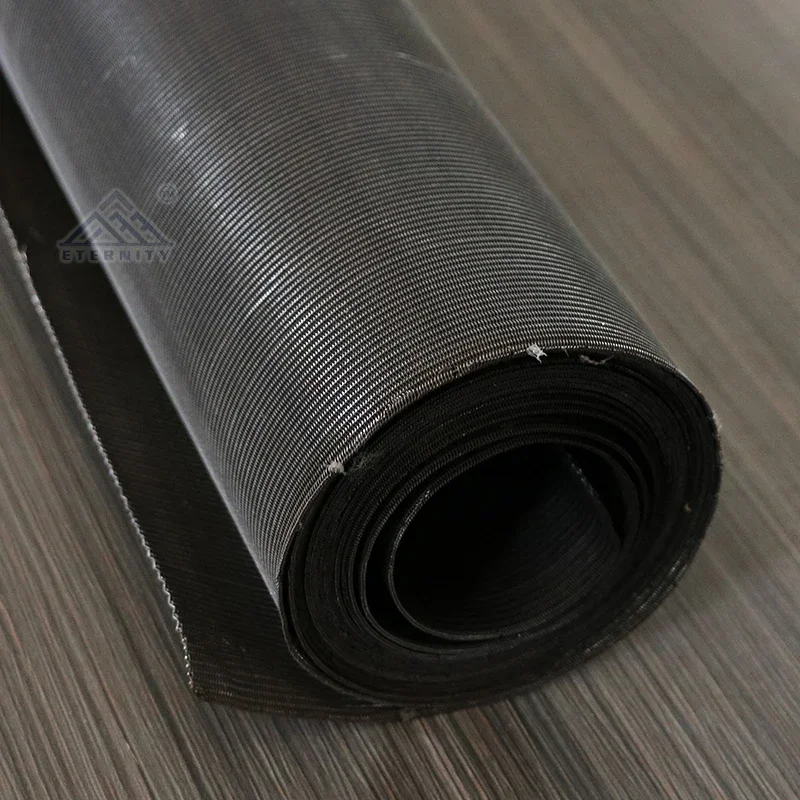 【From China】Factory price 12*64 24*110 40 Mesh Black Wire Mesh Filters Cloth for Plastic Recycling Machine
