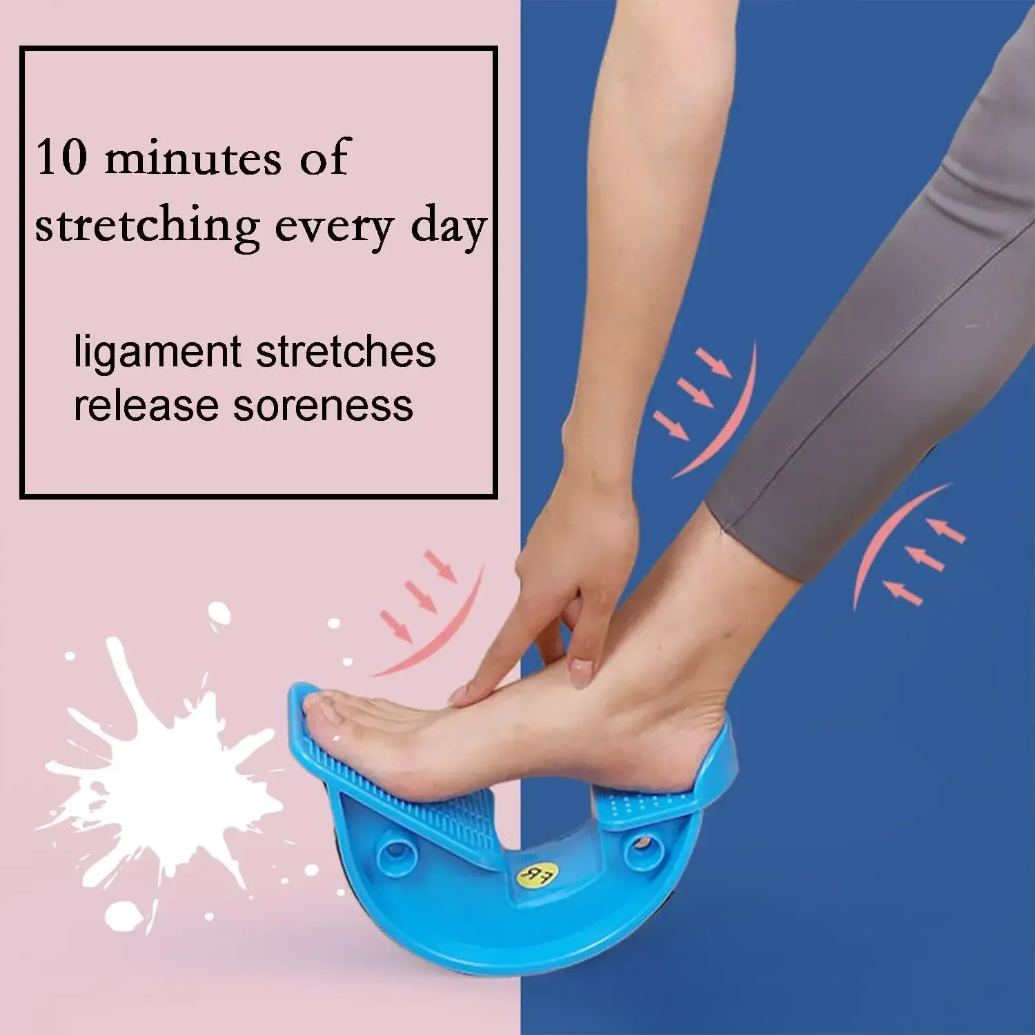 Foot Stretcher Rocker Calf Ankle Stretch Board For Achilles Tendinitis Muscle Stretch Yoga Fitness Sport Massage Auxiliary