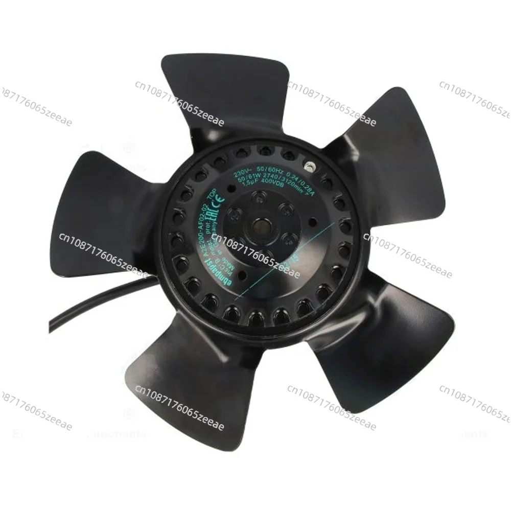 A2D250-AA26-51 250mm 400V AC 125W 0.22A 2670RPM Outrunner Inverter SIM Heating Furnace Axial Cooling Fan