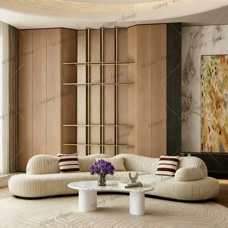 Office Linen Minimalist Sofas Italian Designer Chaise Lounge Living Room Sofas Sleeper Floor Banken Woonkamer Lounges Furniture