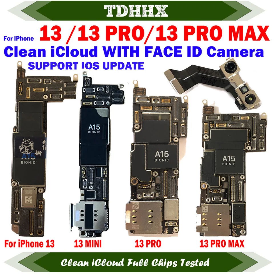 iPhone 13 Pro Max 128GB/256GB用、完全テスト済み純正マザーボード