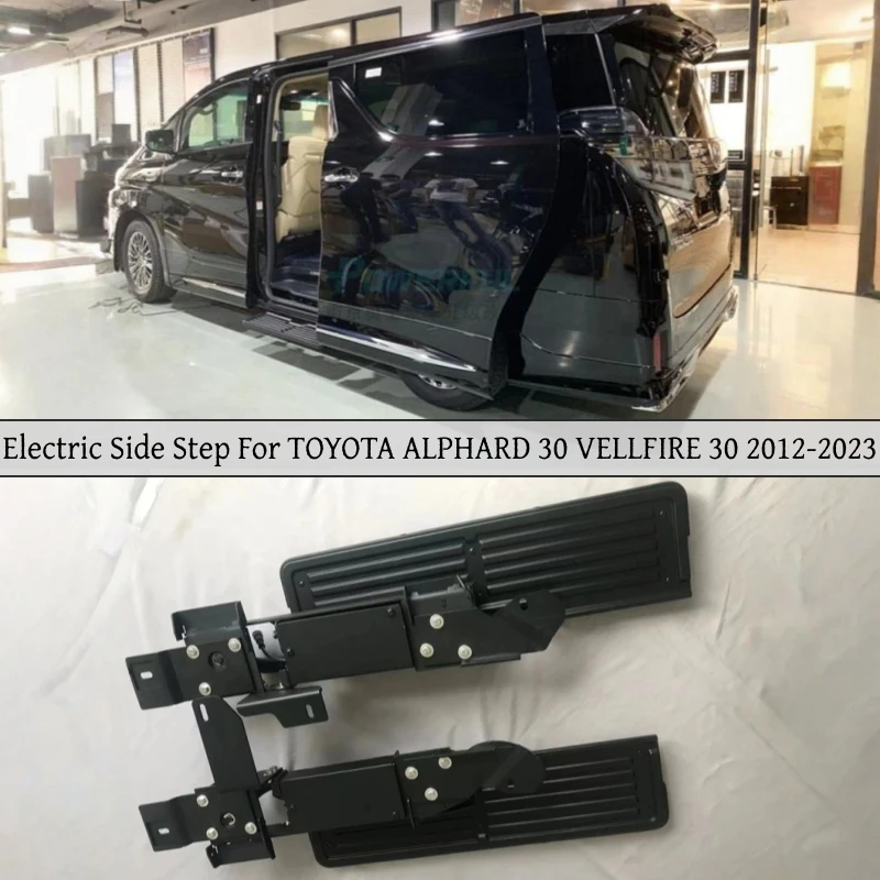 Estribo automático eléctrico, escalón lateral para TOYOTA ALPHARD 30 VELLFIRE 30 2012-2023, interruptor inteligente, Control de puerta, barra Nerf