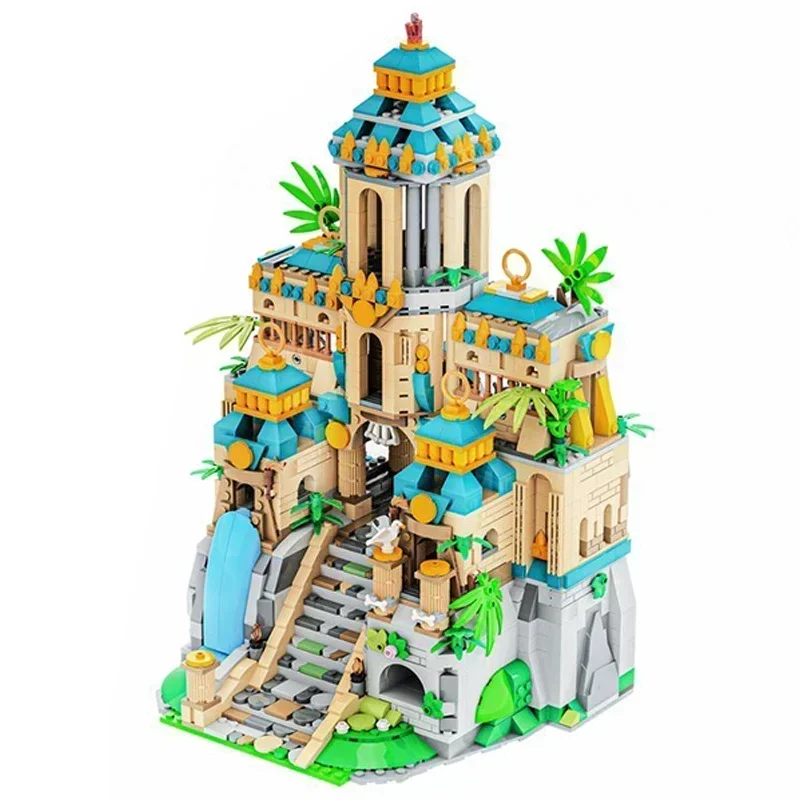 Berühmte Street View Modell Moc Gebäude Ziegel Die Verloren Tempel Technologie Modulare Blöcke Geschenke Weihnachten Spielzeug DIY Sets Montage