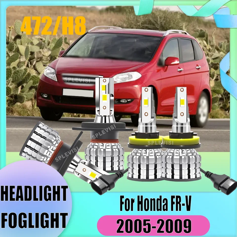 

High-Performance LED Headlight Headlamp Foglight Bulb Kit– 12V – 24,000LM Easy Install For Honda FR-V 2005 2006 2007 2008 2009