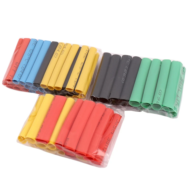 656Pcs Car Electrical Cable Heat Shrink Tube Tubing Wrap Sleeve Assortment