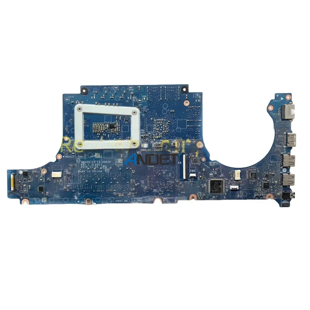 Inspiron 15 7567 7467 P65F For Dell Laptop Motherboard BBV00/10 LA-D993P With I5-7300HQ I7-7700HQ CPU GTX1050 4GB GPU DDR4