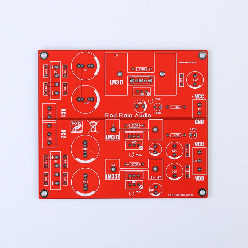 HiFi Audio Single Power Supply Dual Power Supply  LM317 LM337 Two Groups Independent Voltage Regulator Board Step-down Module
