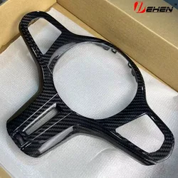 Real Carbon Fiber Steering Wheel Trim Cover Frame M Merformance For BMW G30 G32 G42 G14 G01 G02 G05 G06 G07 G20 G22 G26 G29 G80