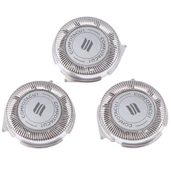 3pcs/set Shaver Blade Razor Replacement Shaver Head For SH30/52 Series 1000 2000 3000 HQ64 PT720 PT724 S5010 PT722