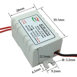 AC to DC Converter Step-down Power Supply Module AC110V 220V 230V To DC 3V 5V 9V 12V 15V 24V 3W Led Isolated Voltage Stabilized