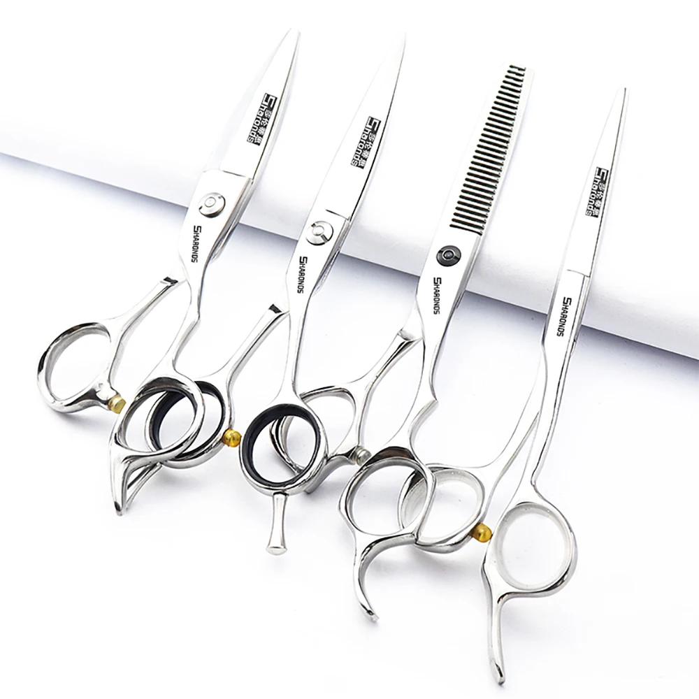 5.5/6/6.5 inch hair clippers, hairdressing scissors, scratch free flat tooth scissors, thinning hair stylist's special set.